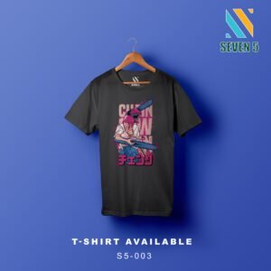 Classic Round Neck Customized Anime T-Shirt
