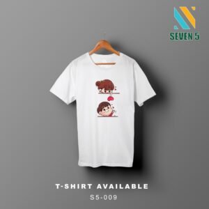 Round Neck Customized Anime T-Shirt