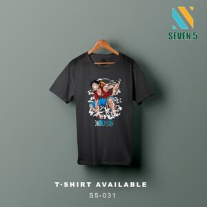 Classic Round Neck Customized Anime T-Shirt