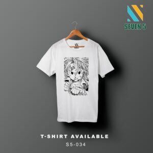 Classic Round Neck Customized Anime T-Shirt