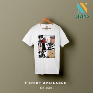 Classic Round Neck Customized Anime T-Shirt