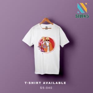 Classic Round Neck Customized Anime T-Shirt