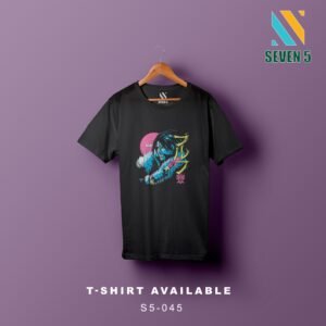 Round Neck Customized Anime T-Shirt